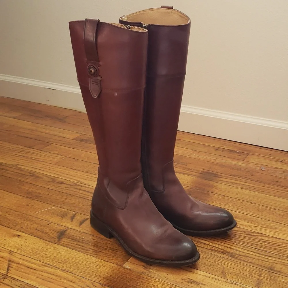 FRYE Melissa Inside Zip Riding Boot - Picture 1 of 6
